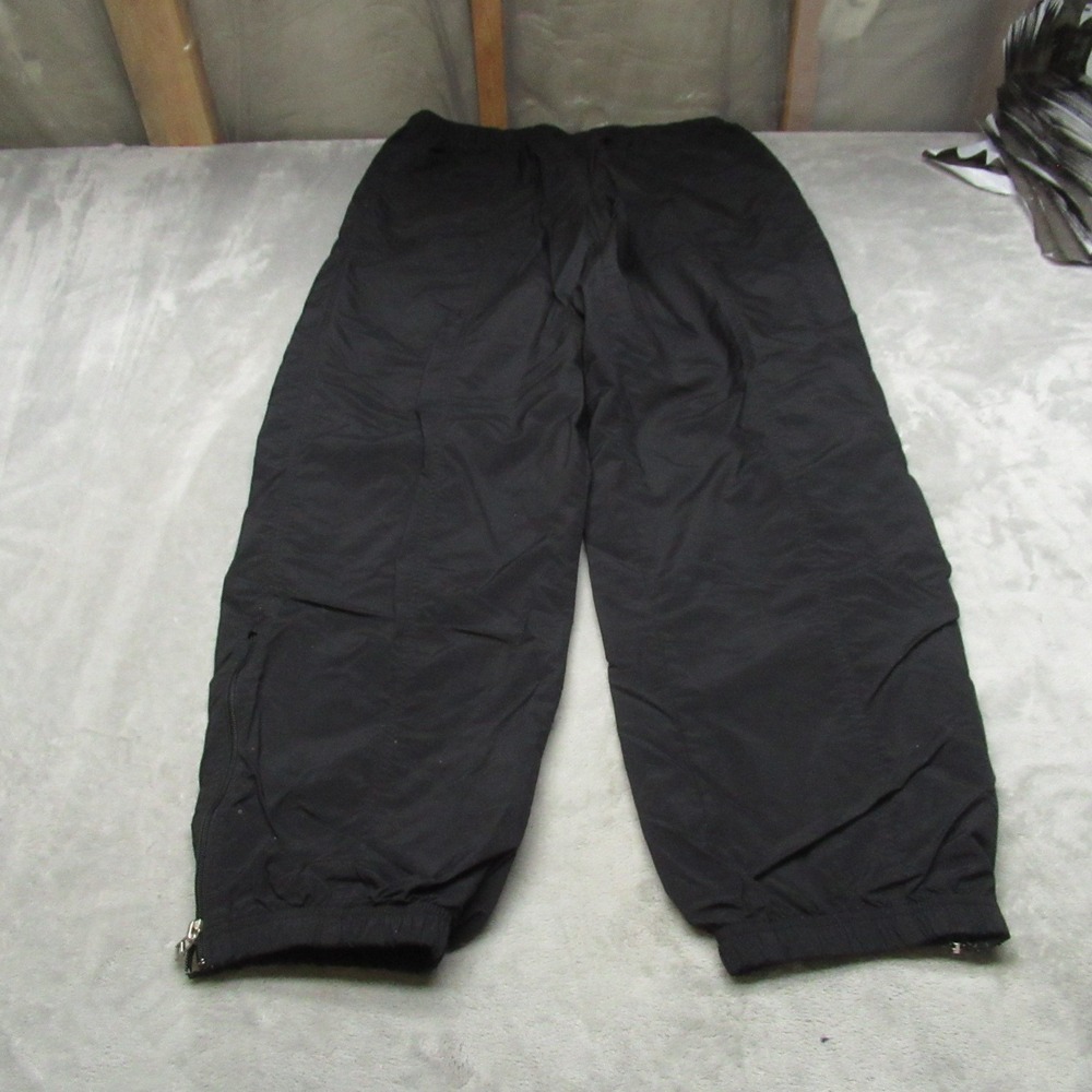 Polo Sports Pants Mens XL Black Elastic Waist Lightweight Streetwear Rain 32x32